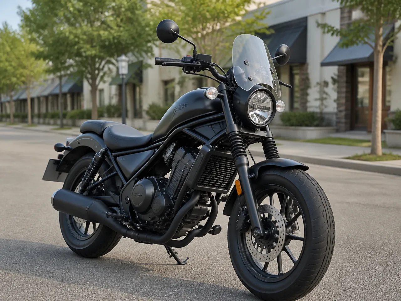 Honda Rebel 500 — front