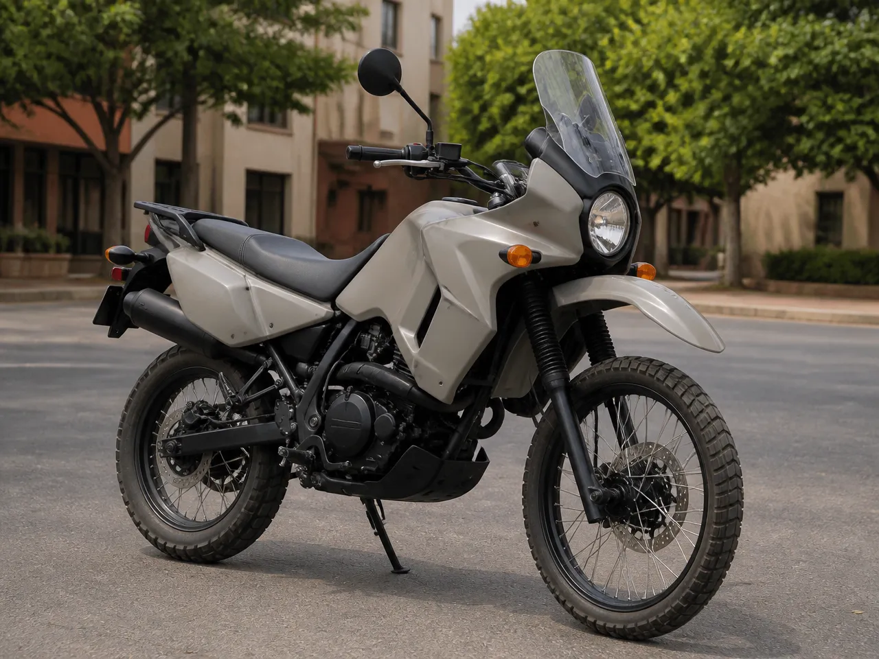Kawasaki KLR 650 — спереди
