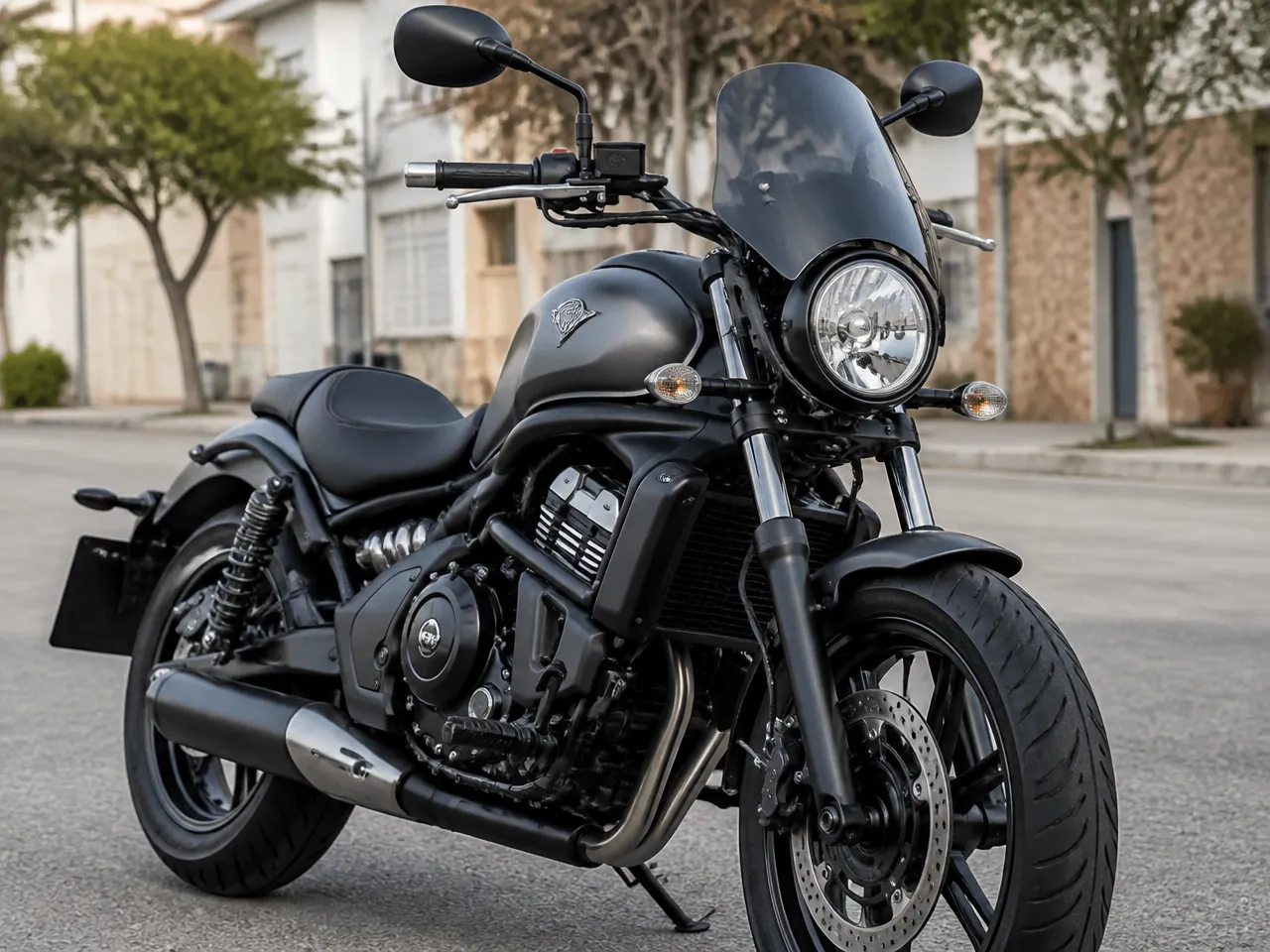 Kawasaki Vulcan 650S — avant