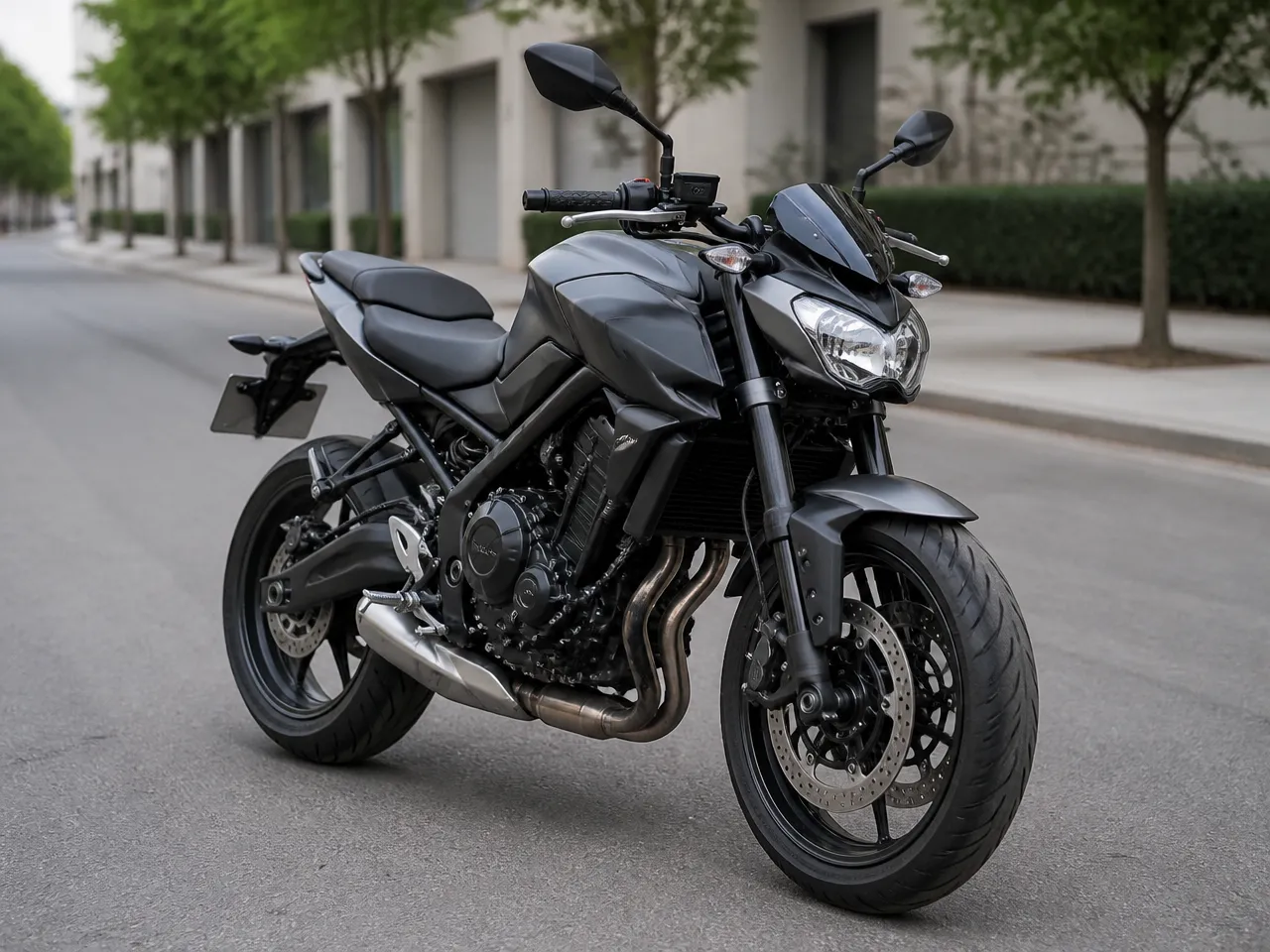 Kawasaki Z650 — спереди
