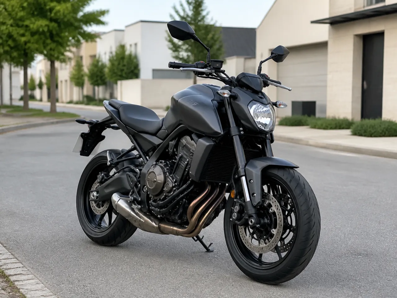 Yamaha MT-07 — vorn