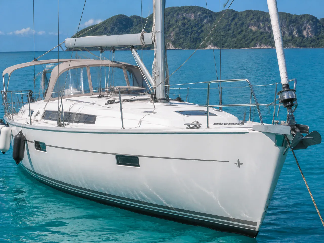 Bavaria Cruiser 46 — спереди