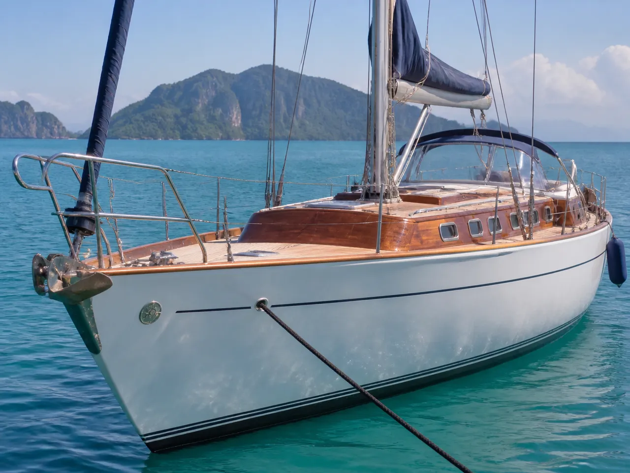 Sparkman & Stephens Swan 47 — vorn