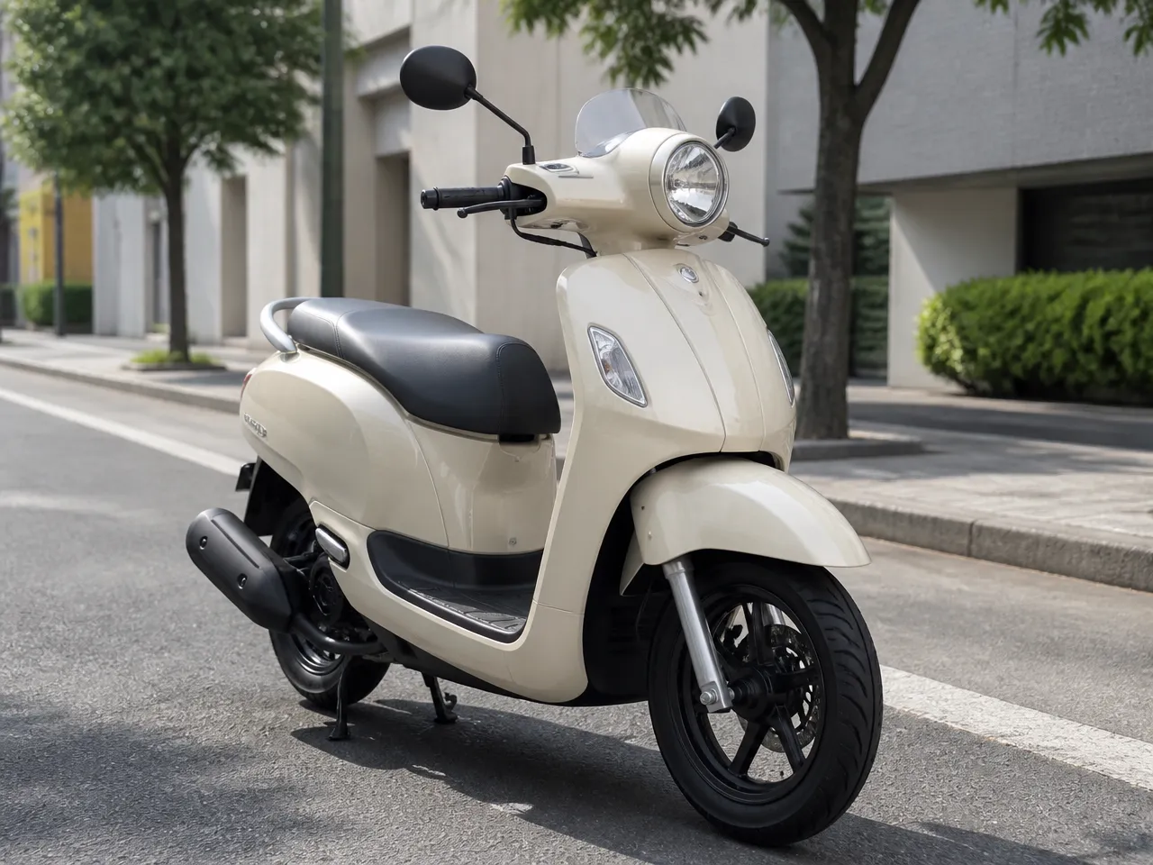 Yamaha Fazzio Hybrid 125 — vorn