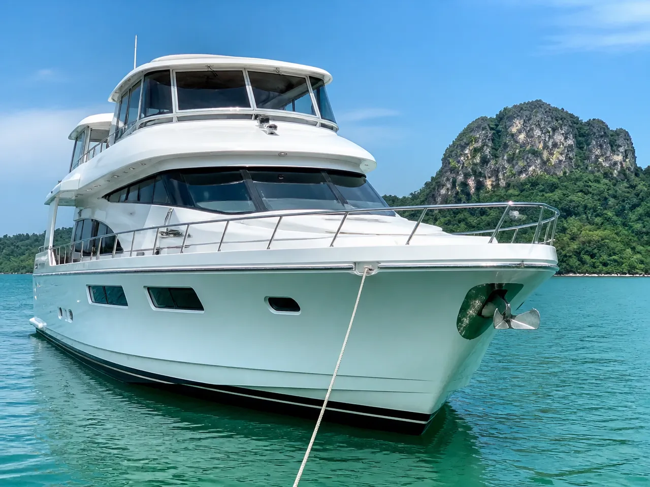Custom 70 ft Siam Princess — спереди