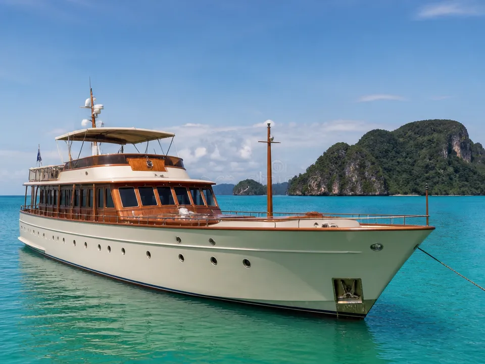 Custom Built 90 ft wooden motor yacht
