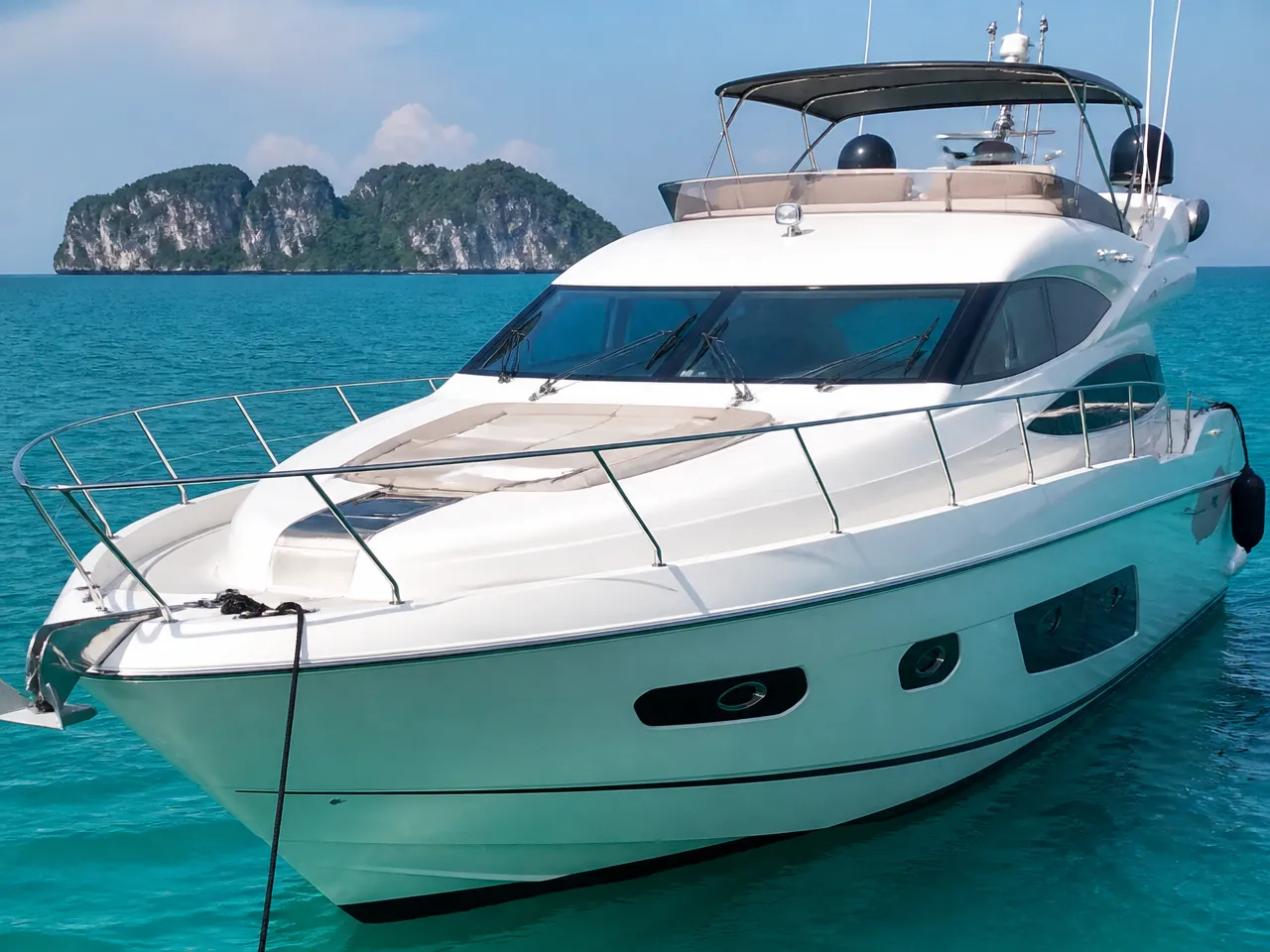 Sunseeker Manhattan 60 — спереди
