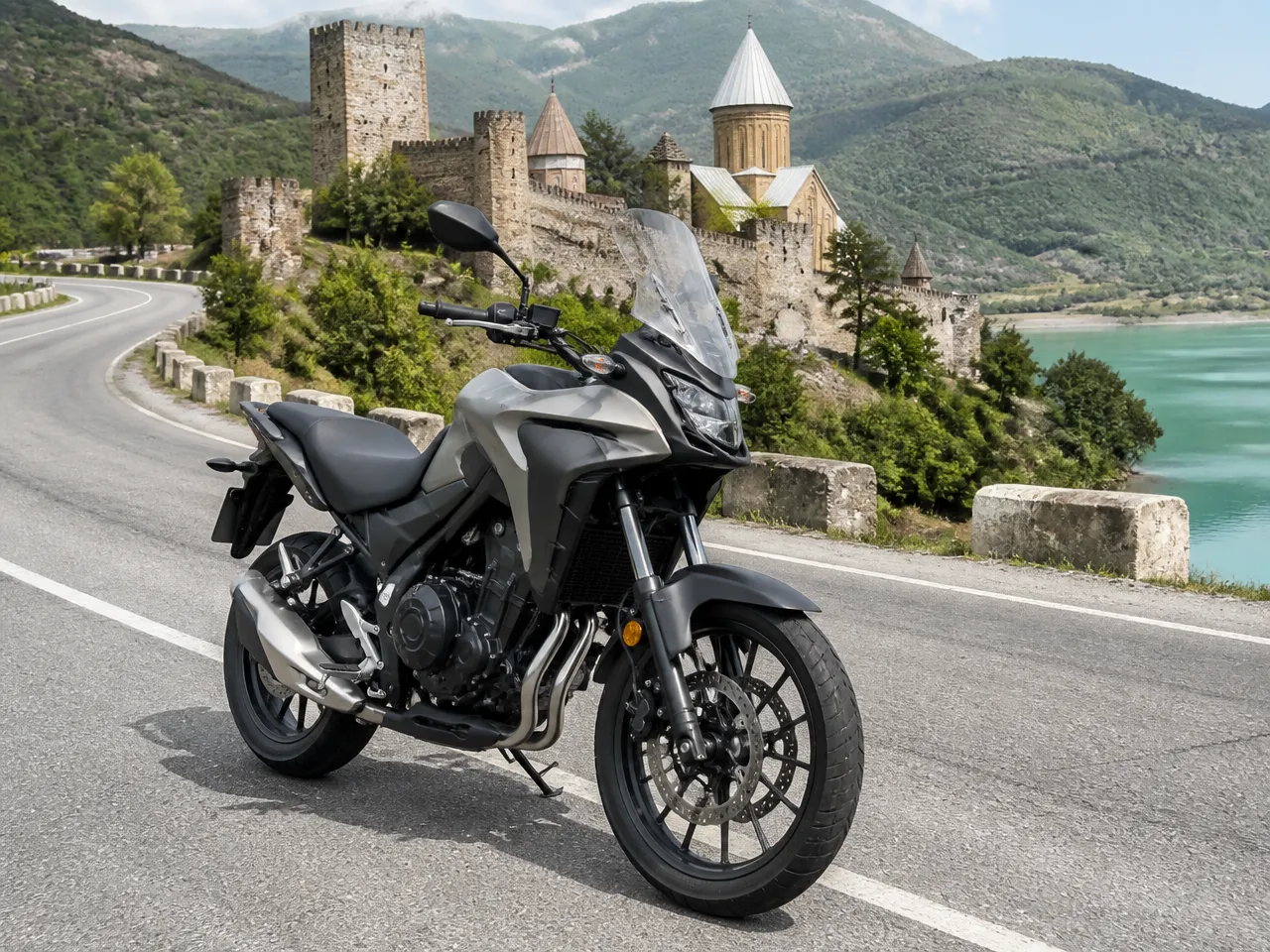Honda NX500 — ön
