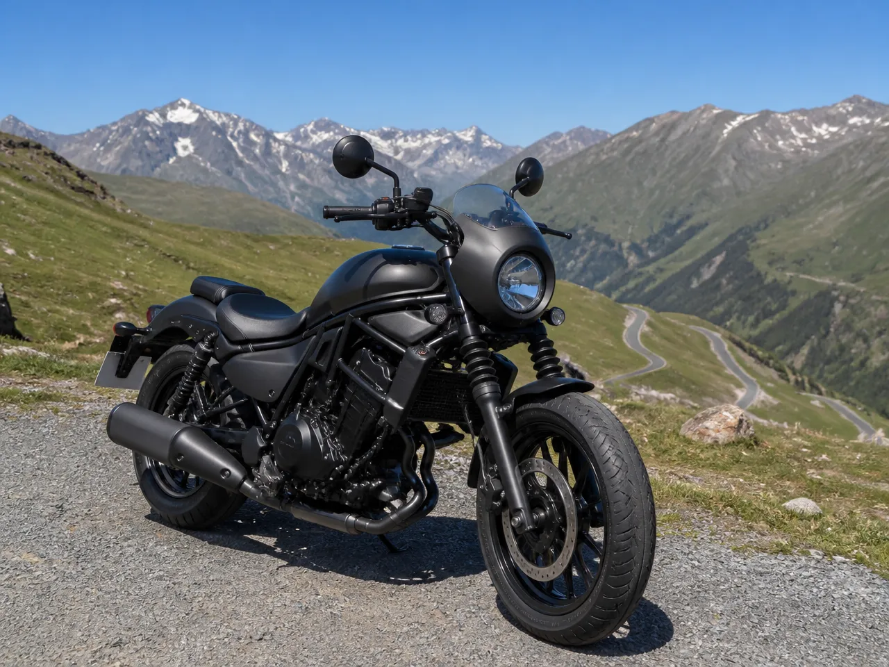 Kawasaki Eliminator 450 / 500 — спереди