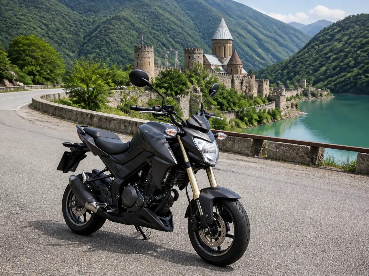 Kawasaki Z125 Pro — front