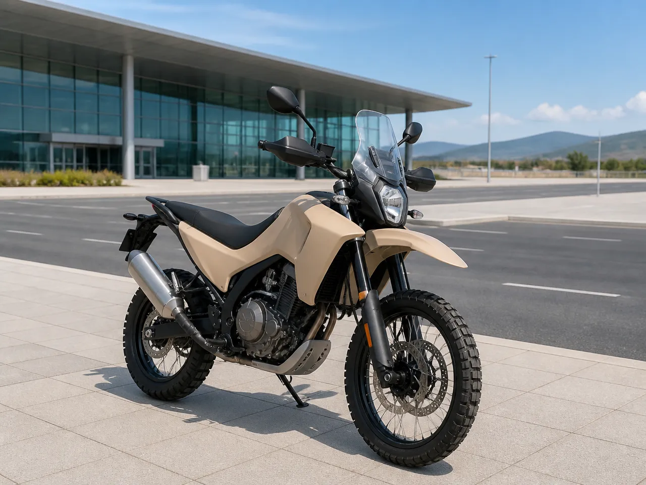 KTM 390 Enduro R — חזית