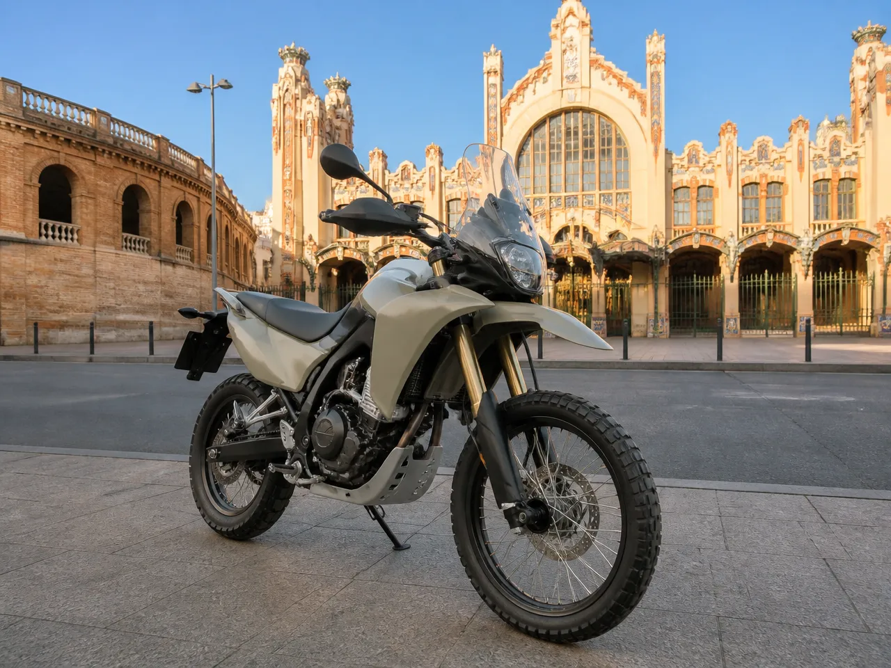 Honda CRF 250 Rally — voorzijde