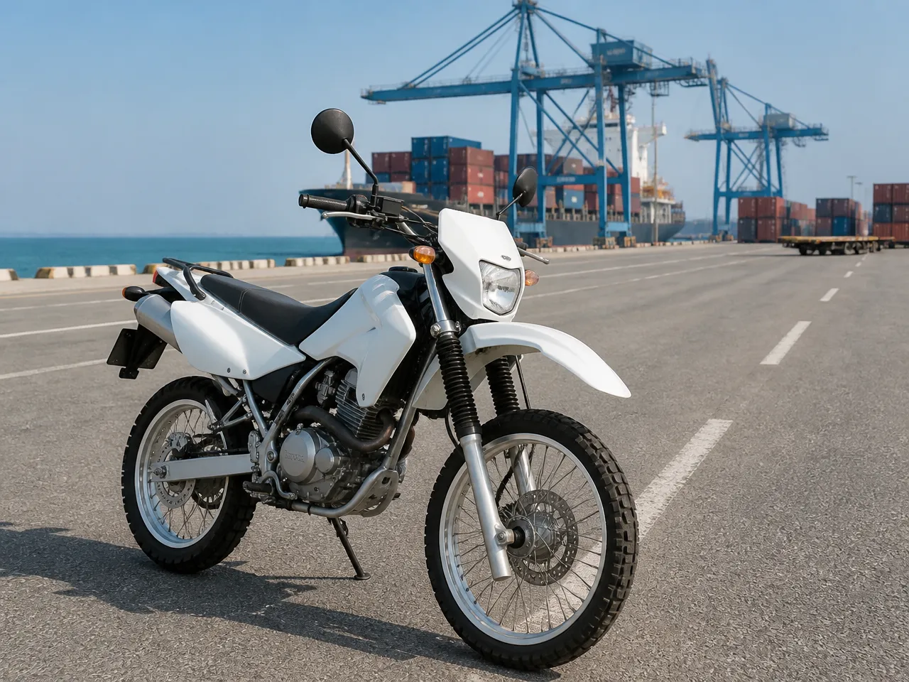 Kawasaki KLX 250 — frontal