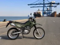 Kawasaki KLX 250 — lateral