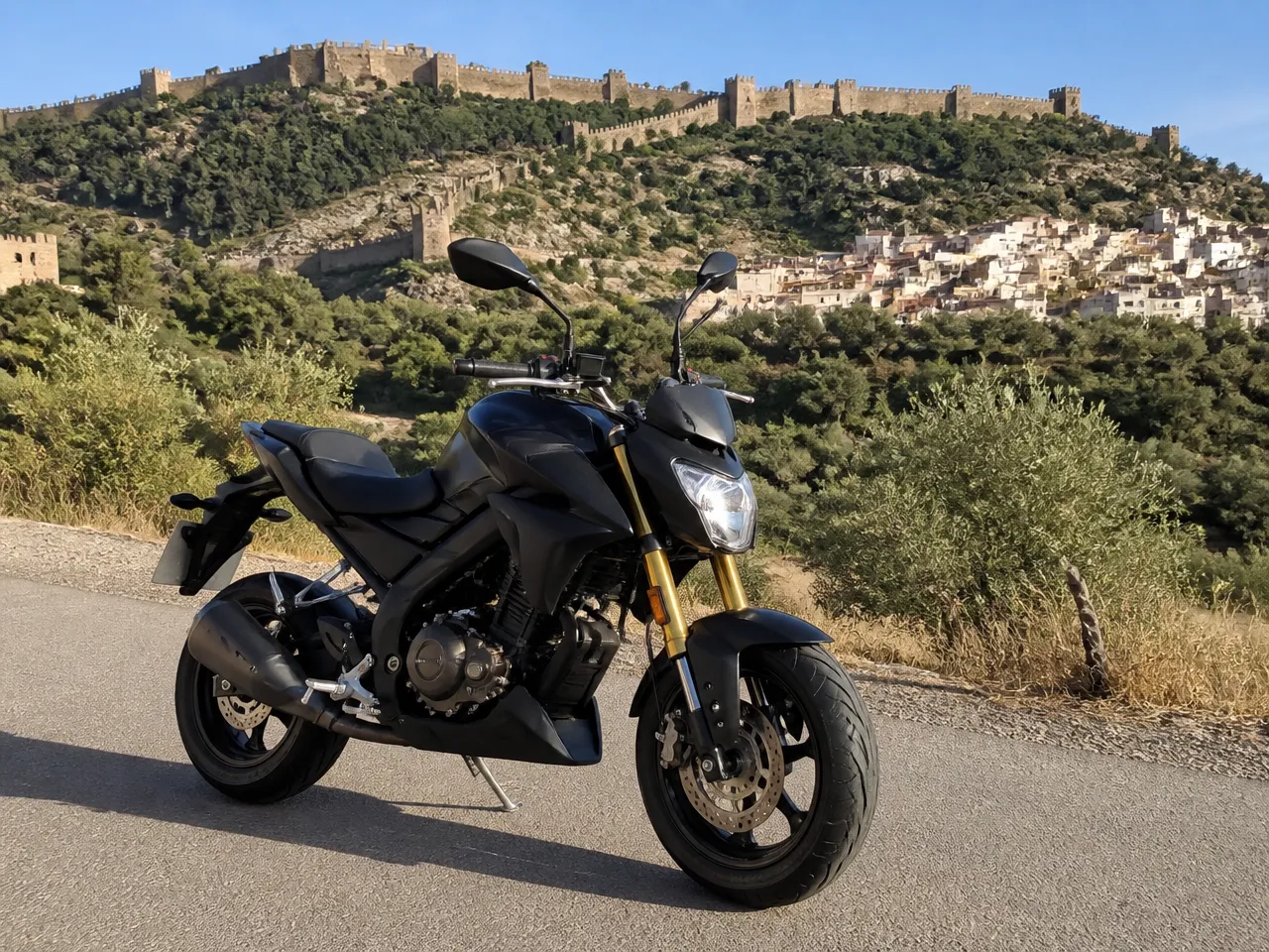 Kawasaki Z 125 — avant
