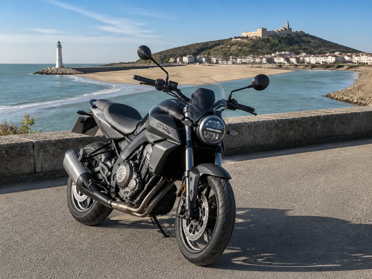 Moto Morini Seiemmezzo STR — vorn