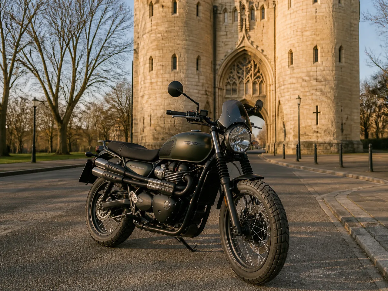 Triumph Street Scrambler 900 ABS — front