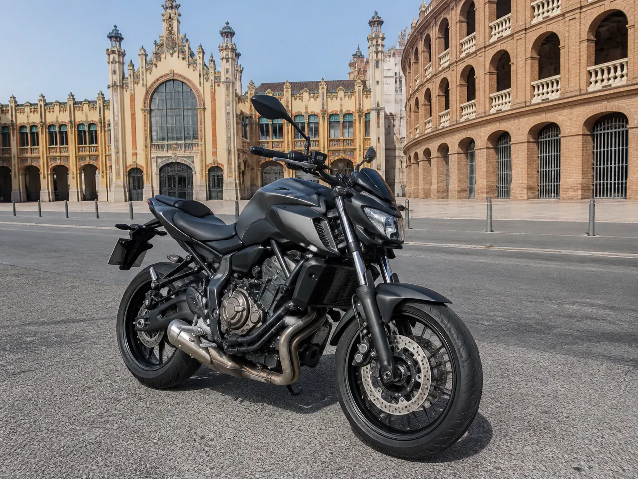 Yamaha MT-07 A2 ABS — спереди