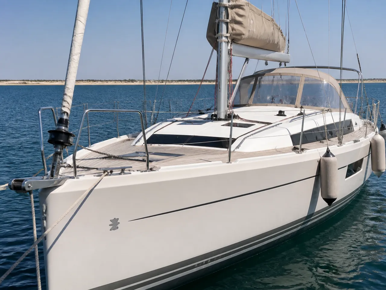 Dufour 405 — front